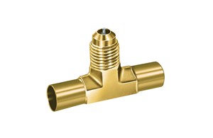 Fittings with built-in Schrader valve